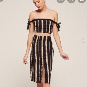 REFORMATION gramercy 2 pc. Dress set (size 8)